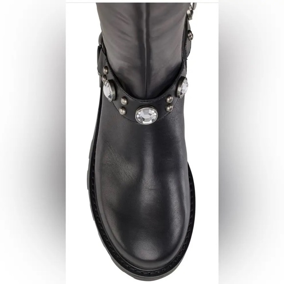 Karl Lagerfeld Paris Milla harness rhinestone embellishment - Picture 5 of 10